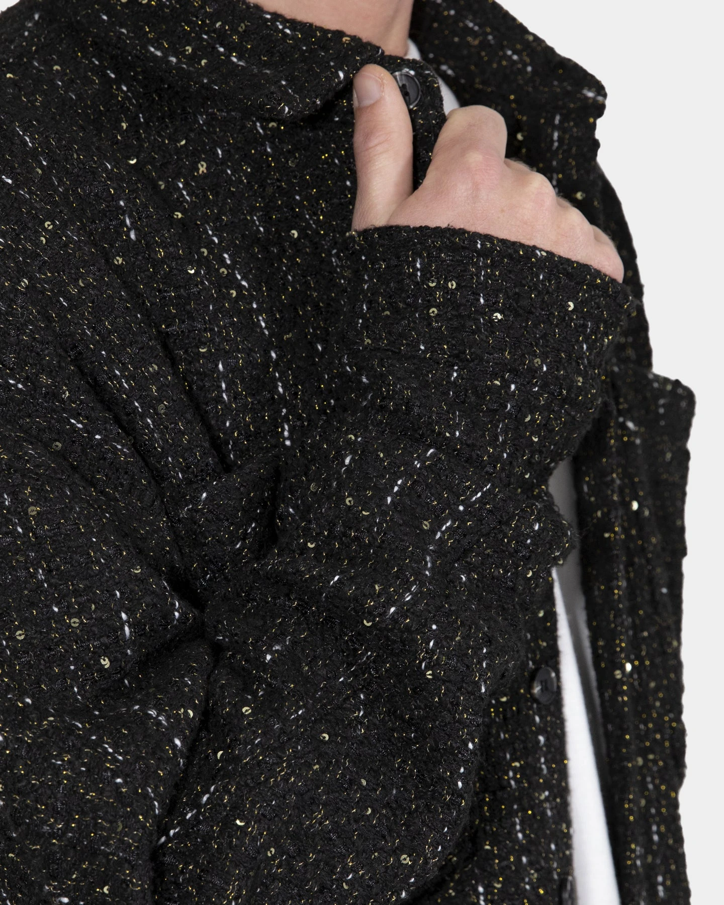 MNML Loose Woven Flannel Shirt Black 11 MNML Loose Woven Flannel Shirt Black - Image 9