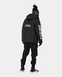 The Anti Order Hyphen ATD Puffer Jacket V2 Black/Silver -Champioe Style 02040916 YB011 mens 090