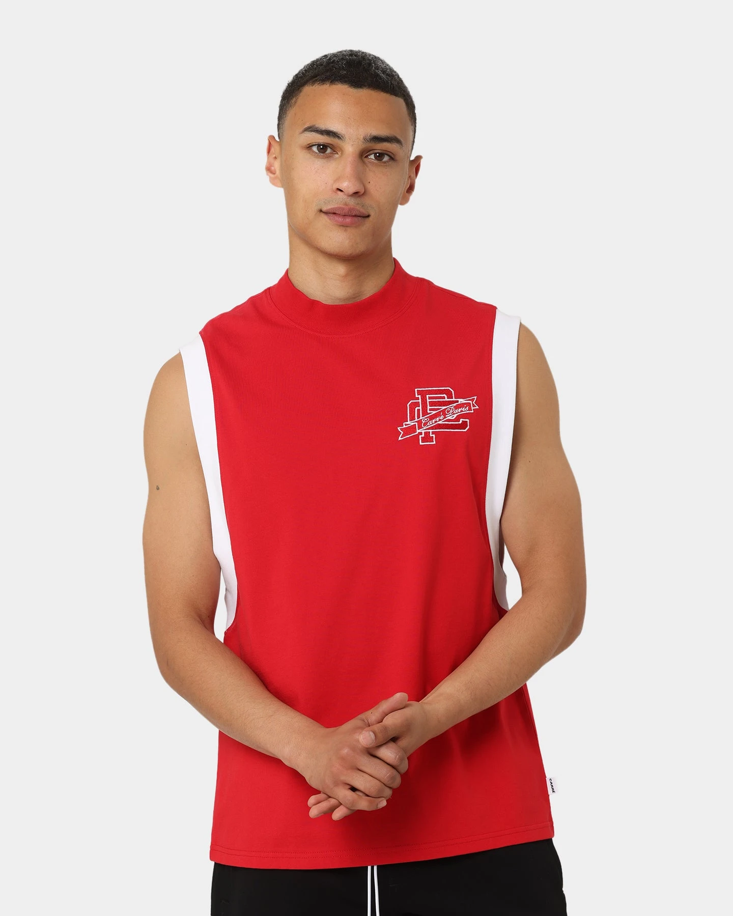 Carre Team Paris Muscle T-Shirt Red 3 Carre Team Paris Muscle T-Shirt Red