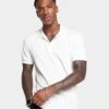 XXIII Luis Rib Polo Shirt White 1 XXIII Luis Rib Polo Shirt White -Champioe Style 02041181 YW100 mens 0010