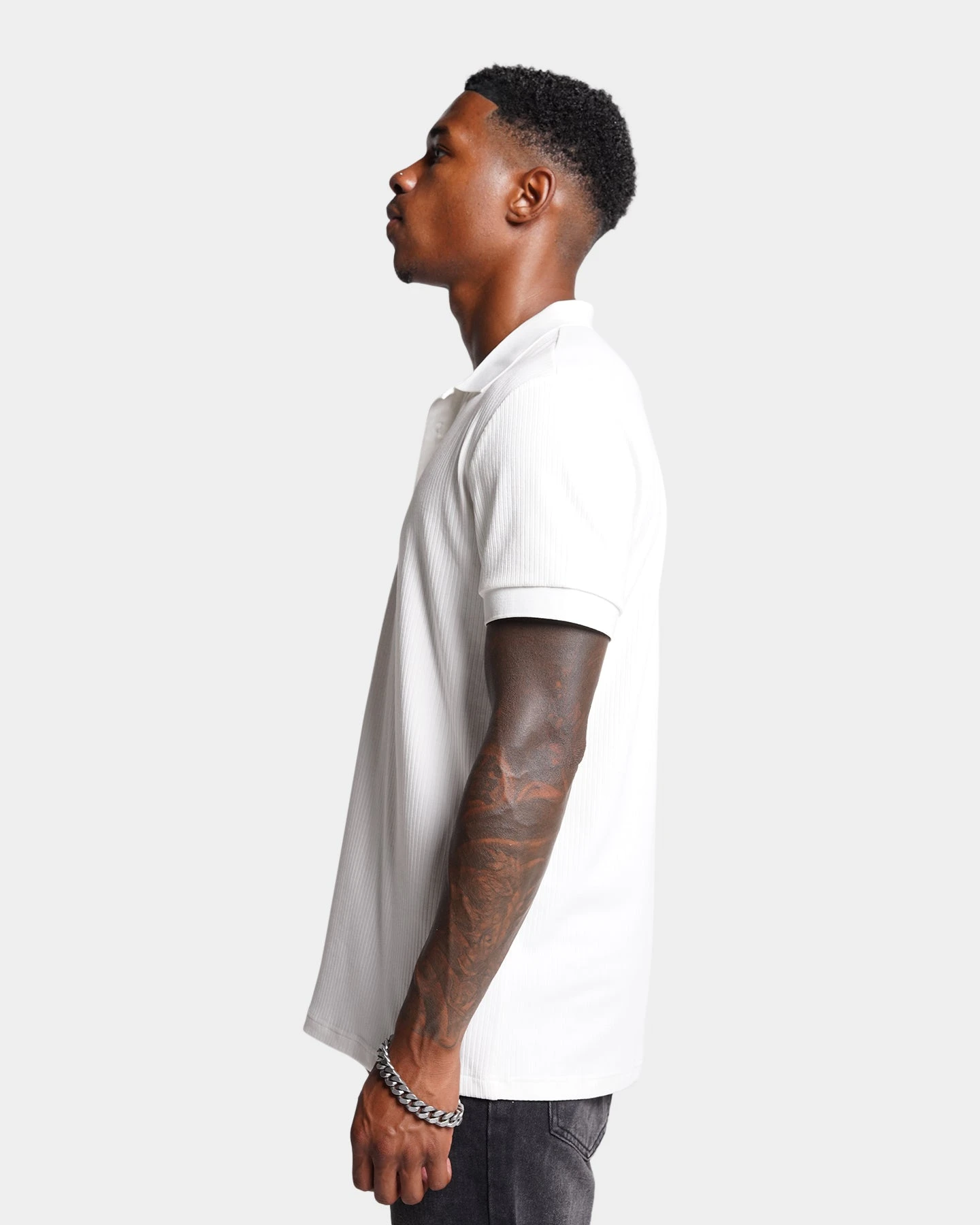 XXIII Luis Rib Polo Shirt White 8 XXIII Luis Rib Polo Shirt White - Image 6