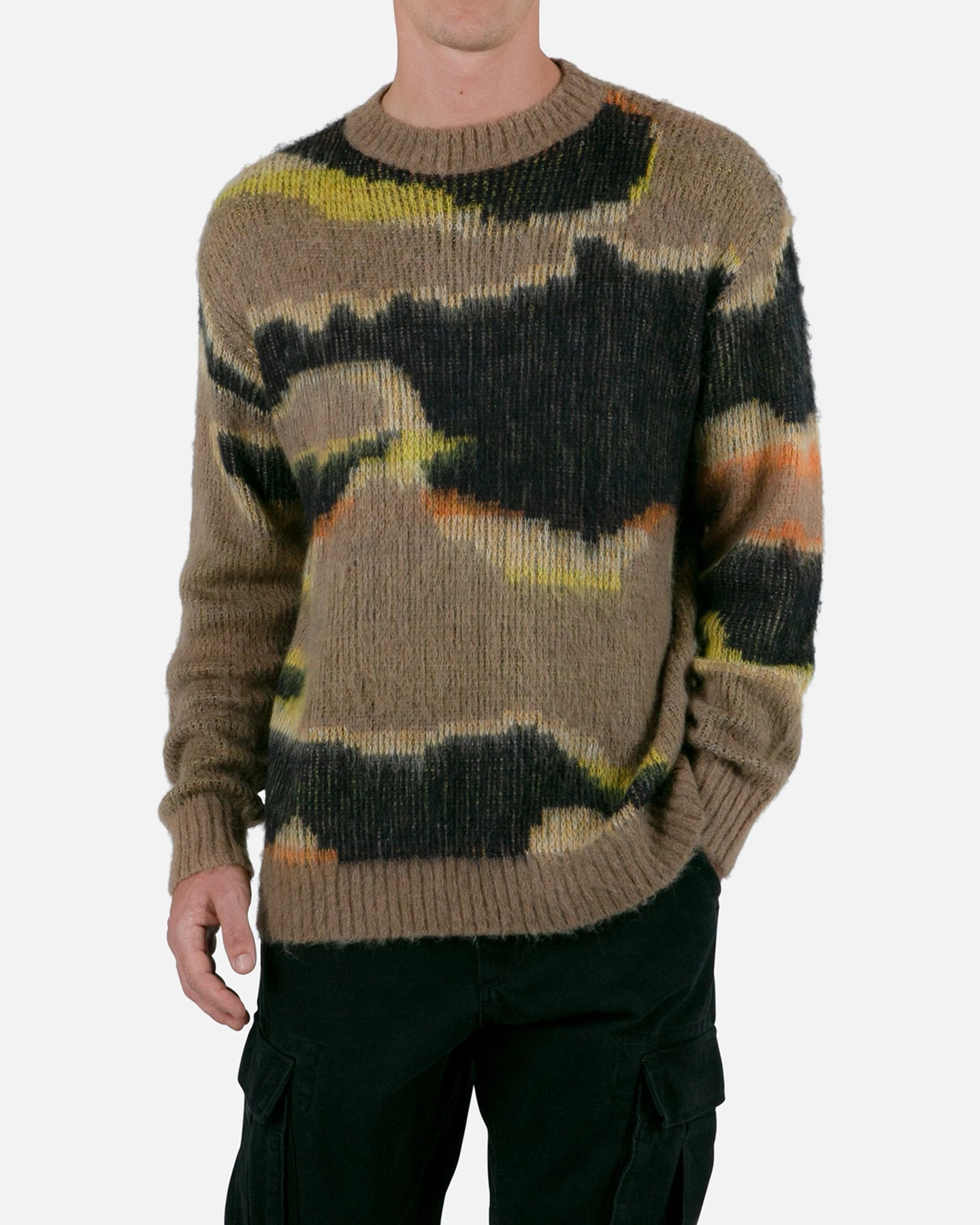 MNML Big Camo Sweatshirt Olive 7 MNML Big Camo Sweatshirt Olive - Image 5