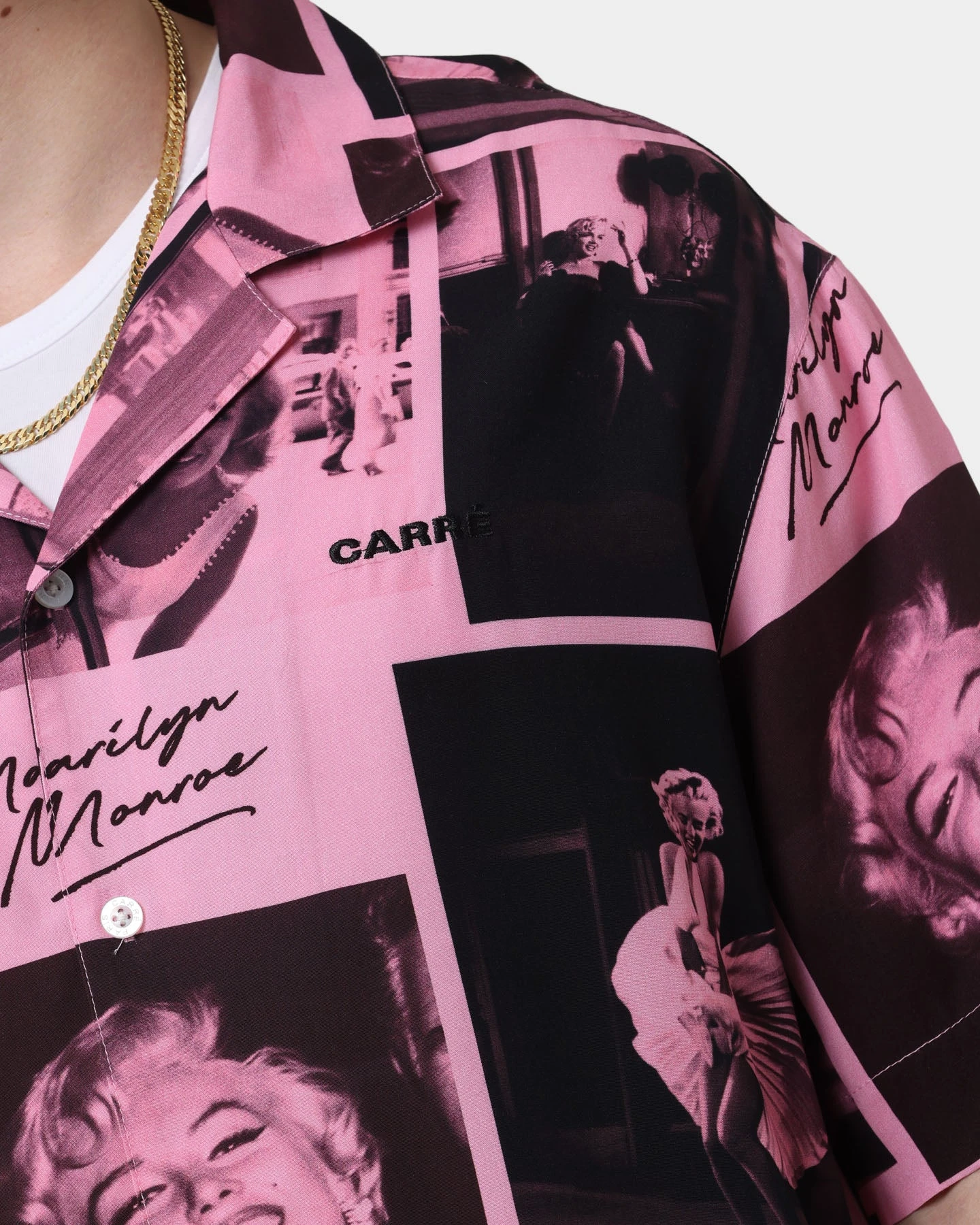Carré X Marilyn Monroe Button Up Shirt Pink 12 Carré X Marilyn Monroe Button Up Shirt Pink - Image 10