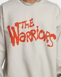 American Thrift X The Warriors Poster Crewneck Stone -Champioe Style 02042040 YS400 mens 0040