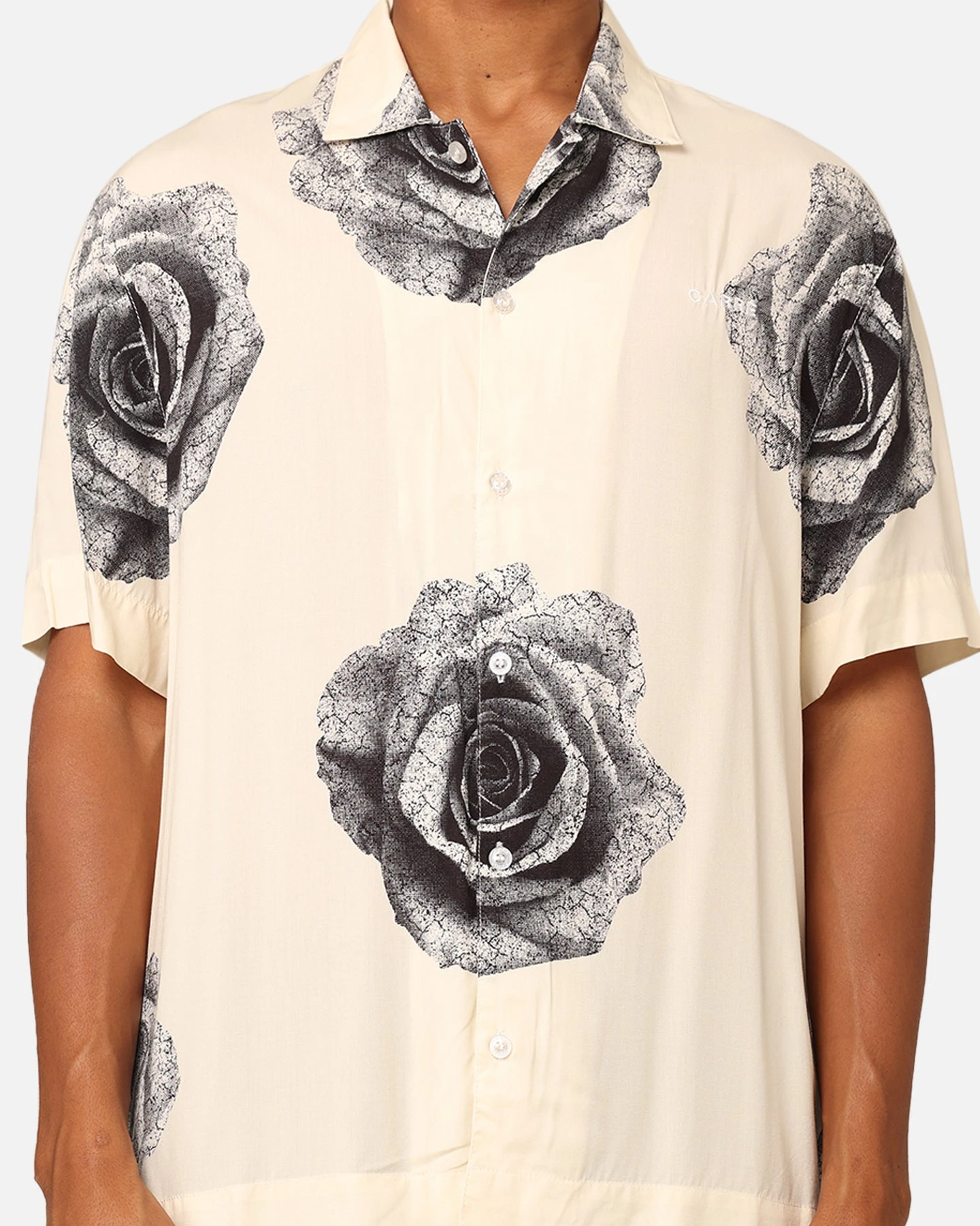 Carré Rose Bunch Button Up Shirt Off White 5 Carré Rose Bunch Button Up Shirt Off White - Image 3