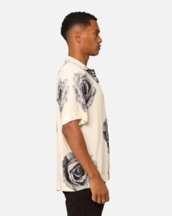 Carré Rose Bunch Button Up Shirt Off White 12 Carré Rose Bunch Button Up Shirt Off White -Champioe Style 02042349 YO007 mens 0050