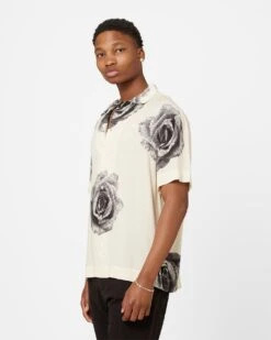 Carré Rose Bunch Button Up Shirt Off White 13 Carré Rose Bunch Button Up Shirt Off White -Champioe Style 02042349 YO007 mens 0060