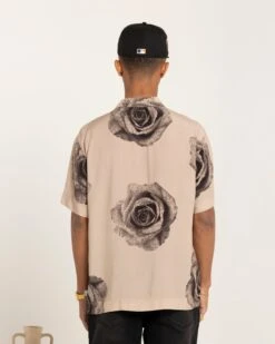 Carré Rose Bunch Button Up Shirt Stone -Champioe Style 02042349 YS400 mens 0004