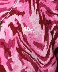 Advisory Board Crystals ABC. 123. Warped Camo Crewneck Rubellite Pink -Champioe Style 02042368 YR266 mens 0070