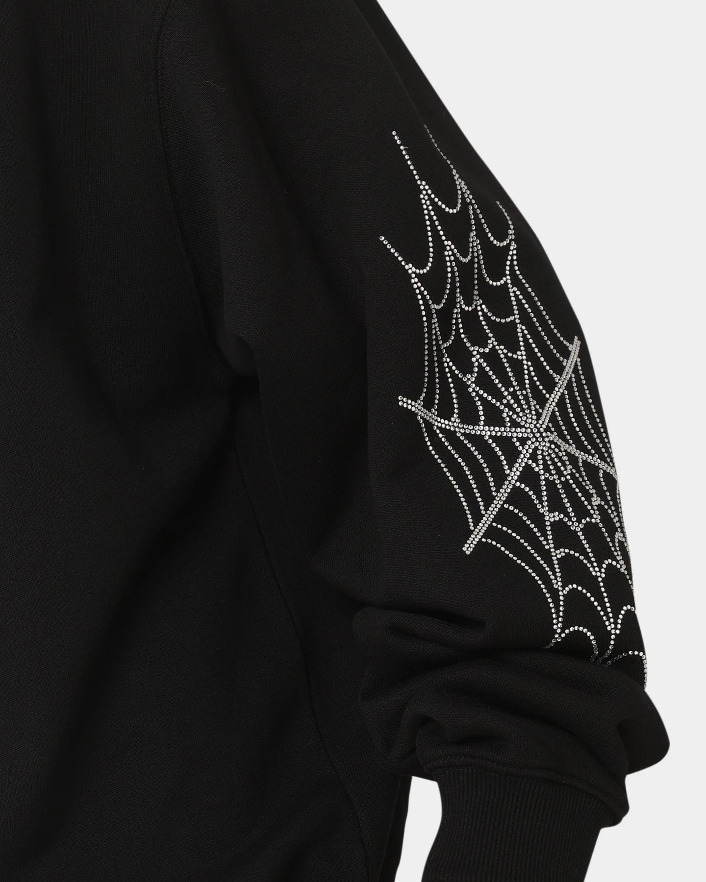 Loiter Spider Rhinestone Crewneck Black 12 Loiter Spider Rhinestone Crewneck Black - Image 10