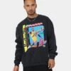 Mitchell & Ness Dennis Rodman Los Angeles Lakers Player Vibes Crewneck Faded Black -Champioe Style 02042465 YB554 mens 0010