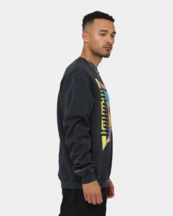 Mitchell & Ness Dennis Rodman Los Angeles Lakers Player Vibes Crewneck Faded Black 12 Mitchell & Ness Dennis Rodman Los Angeles Lakers Player Vibes Crewneck Faded Black -Champioe Style 02042465 YB554 mens 0050