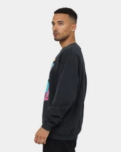 Mitchell & Ness Dennis Rodman Los Angeles Lakers Player Vibes Crewneck Faded Black 13 Mitchell & Ness Dennis Rodman Los Angeles Lakers Player Vibes Crewneck Faded Black -Champioe Style 02042465 YB554 mens 0060