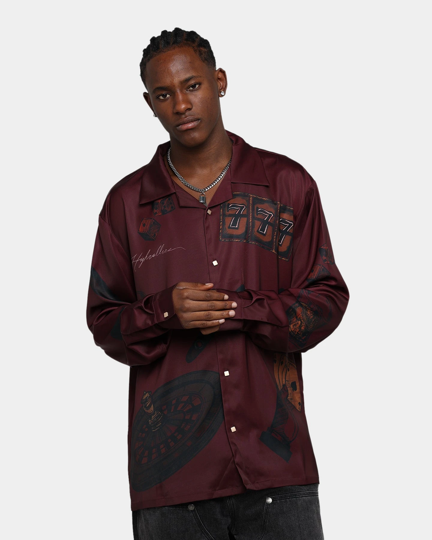 International Collective Casino Essentials Button Down Shirt Burgundy 3 International Collective Casino Essentials Button Down Shirt Burgundy