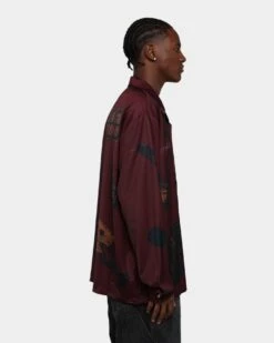 International Collective Casino Essentials Button Down Shirt Burgundy 12 International Collective Casino Essentials Button Down Shirt Burgundy -Champioe Style 02042525 YX500 mens 0070
