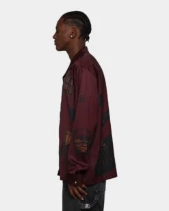 International Collective Casino Essentials Button Down Shirt Burgundy 13 International Collective Casino Essentials Button Down Shirt Burgundy -Champioe Style 02042525 YX500 mens 0080