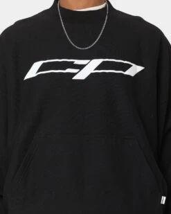 Carré CP Global Oversized Crewneck Black -Champioe Style 02042567 YB001 mens 0040