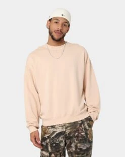 MNML Vintage Wash Crewneck Cream