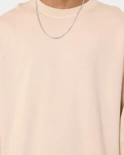 MNML Vintage Wash Crewneck Cream -Champioe Style 02042883 YC600 mens 0030