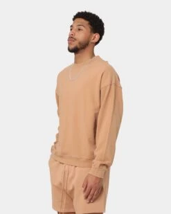 MNML Vintage Wash Crewneck Sand -Champioe Style 02042885 YS214 mens 0060