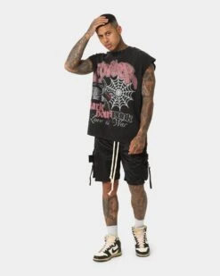 Loiter Dark Hours Oversized Vintage Muscle T-Shirt Vintage Black 12 Loiter Dark Hours Oversized Vintage Muscle T-Shirt Vintage Black -Champioe Style 02042946 YV009 mens 0030