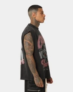 Loiter Dark Hours Oversized Vintage Muscle T-Shirt Vintage Black 15 Loiter Dark Hours Oversized Vintage Muscle T-Shirt Vintage Black -Champioe Style 02042946 YV009 mens 0060