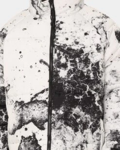 Saint Morta Acid Puffer Jacket White/Grey/Black -Champioe Style 02042982 YW164 mens 0030