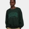 Rats Get Rat Paranoid Crewneck Military Green -Champioe Style 02043224 YM093 mens 0010