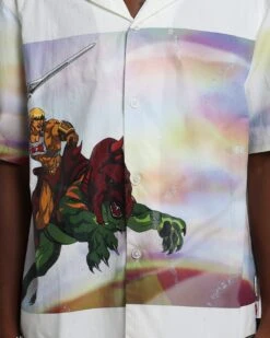 ABC Advisory Board Crystal X Mattel He-Man Button Up Shirt White -Champioe Style 02043243 YW100 mens 0050 df3478e1 4617 4d52 b49b 01446f6e3b6f