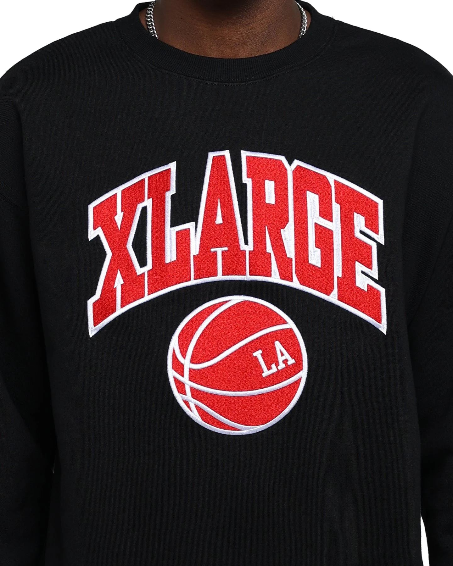 X-Large College Logo Crewneck Black 5 X-Large College Logo Crewneck Black - Image 3