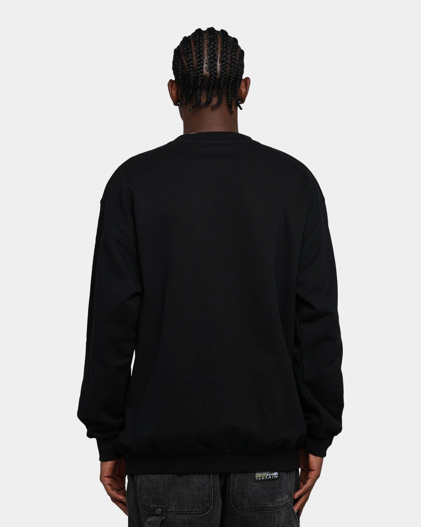 X-Large College Logo Crewneck Black 6 X-Large College Logo Crewneck Black - Image 4