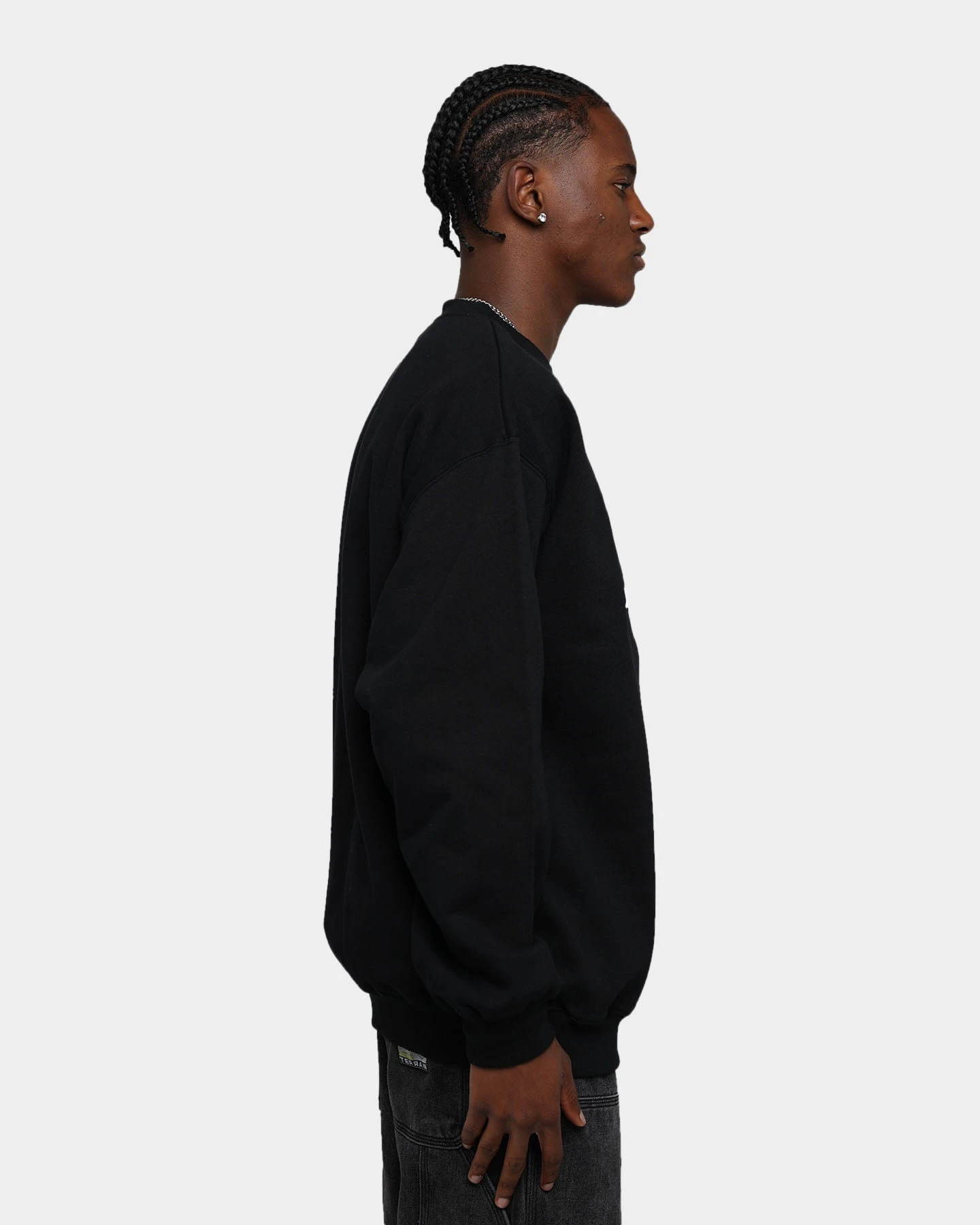 X-Large College Logo Crewneck Black 7 X-Large College Logo Crewneck Black - Image 5