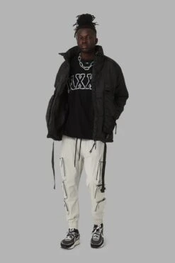 DXXMLife L-6 B Tactical Puffer Jacket Black -Champioe Style 02043318 YB001 mens 030