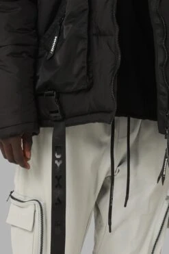 DXXMLife L-6 B Tactical Puffer Jacket Black -Champioe Style 02043318 YB001 mens 090