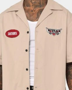 Saint Morta Pro Racing Mechanic Shirt Stone -Champioe Style 02043341 YS400 mens 0040