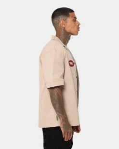 Saint Morta Pro Racing Mechanic Shirt Stone -Champioe Style 02043341 YS400 mens 0060