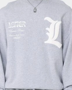 Loiter Art Studio Crewneck Grey 16 Loiter Art Studio Crewneck Grey -Champioe Style 02043434 YQ163 mens 0040
