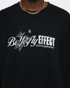 Goat Crew Butterfly Effect Vintage Crewneck Black Wash -Champioe Style 02043707 YB295 mens 0040