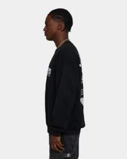 Goat Crew Butterfly Effect Vintage Crewneck Black Wash -Champioe Style 02043707 YB295 mens 0070