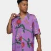 Pas De Mer Hard Times Shirt Purple 2 Pas De Mer Hard Times Shirt Purple -Champioe Style 02043750 YP200 mens 0010