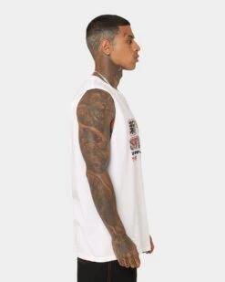 Goat Crew Shinjuku Muscle T-Shirt White -Champioe Style 02044573 YW100 mens 0050