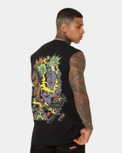 Rats Get Fat Dark Horse Muscle T-Shirt Black