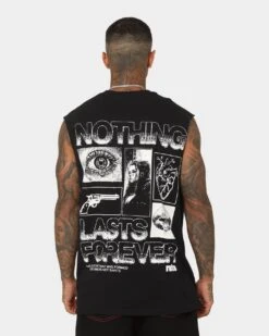 Rats Get Fat Nothing Muscle T-Shirt Black 14 Rats Get Fat Nothing Muscle T-Shirt Black -Champioe Style 02044579 YB001 mens 0050