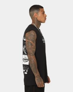 Rats Get Fat Nothing Muscle T-Shirt Black 15 Rats Get Fat Nothing Muscle T-Shirt Black -Champioe Style 02044579 YB001 mens 0060