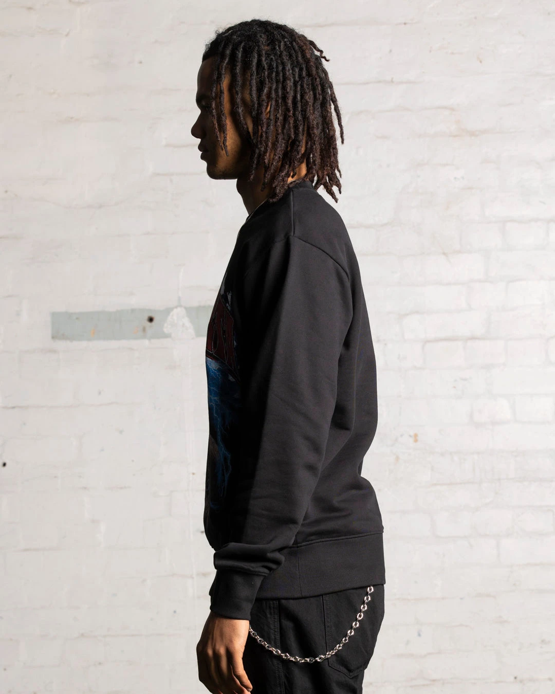 Saint Morta Cobra Crewneck Black 8 Saint Morta Cobra Crewneck Black - Image 6