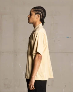 Saint Morta Villa Short Sleeve Shirt Tan -Champioe Style 02044599 YT001 mens 00060