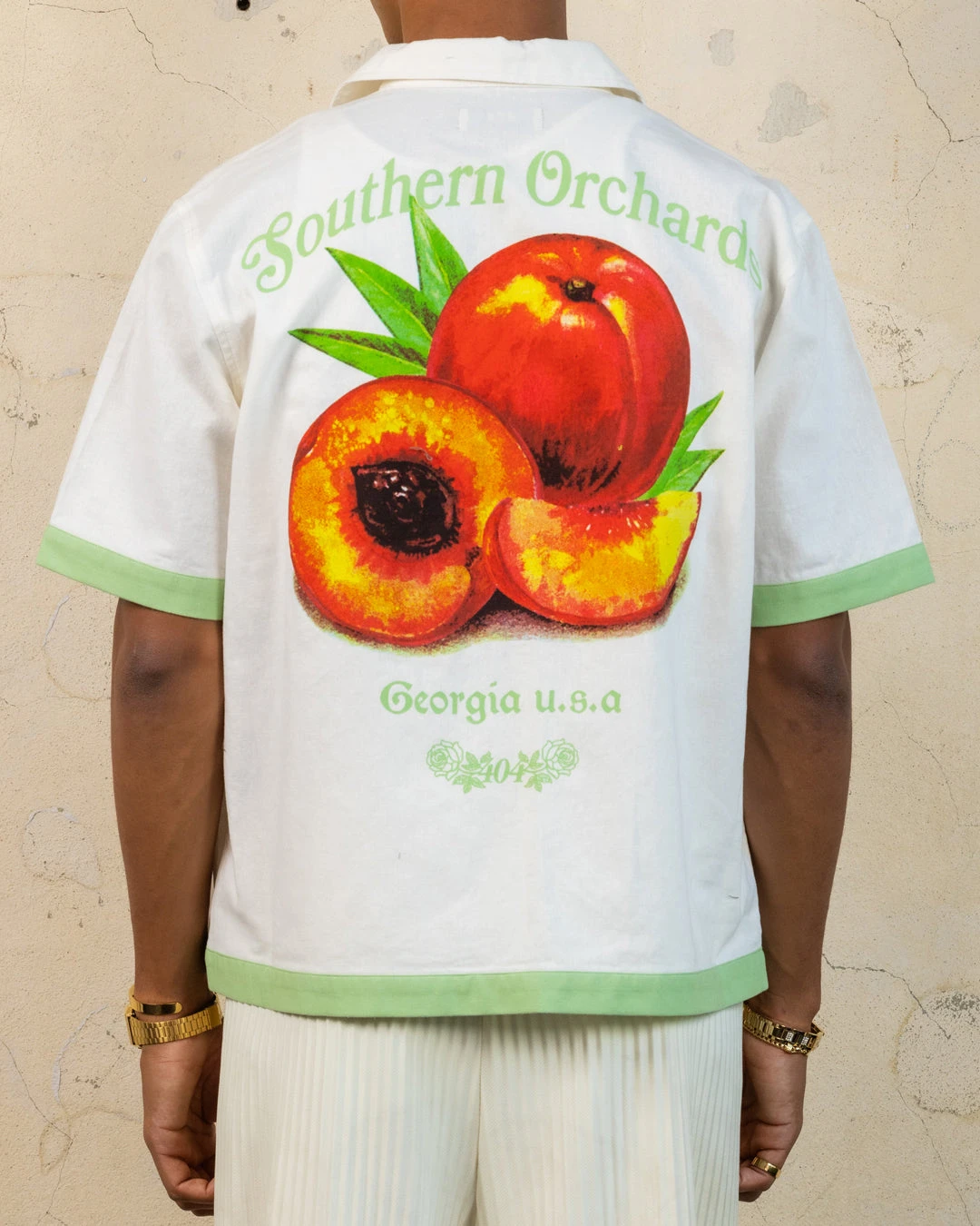 404 Southern Orchards Button Up T-Shirt Ecru 7 404 Southern Orchards Button Up T-Shirt Ecru - Image 5