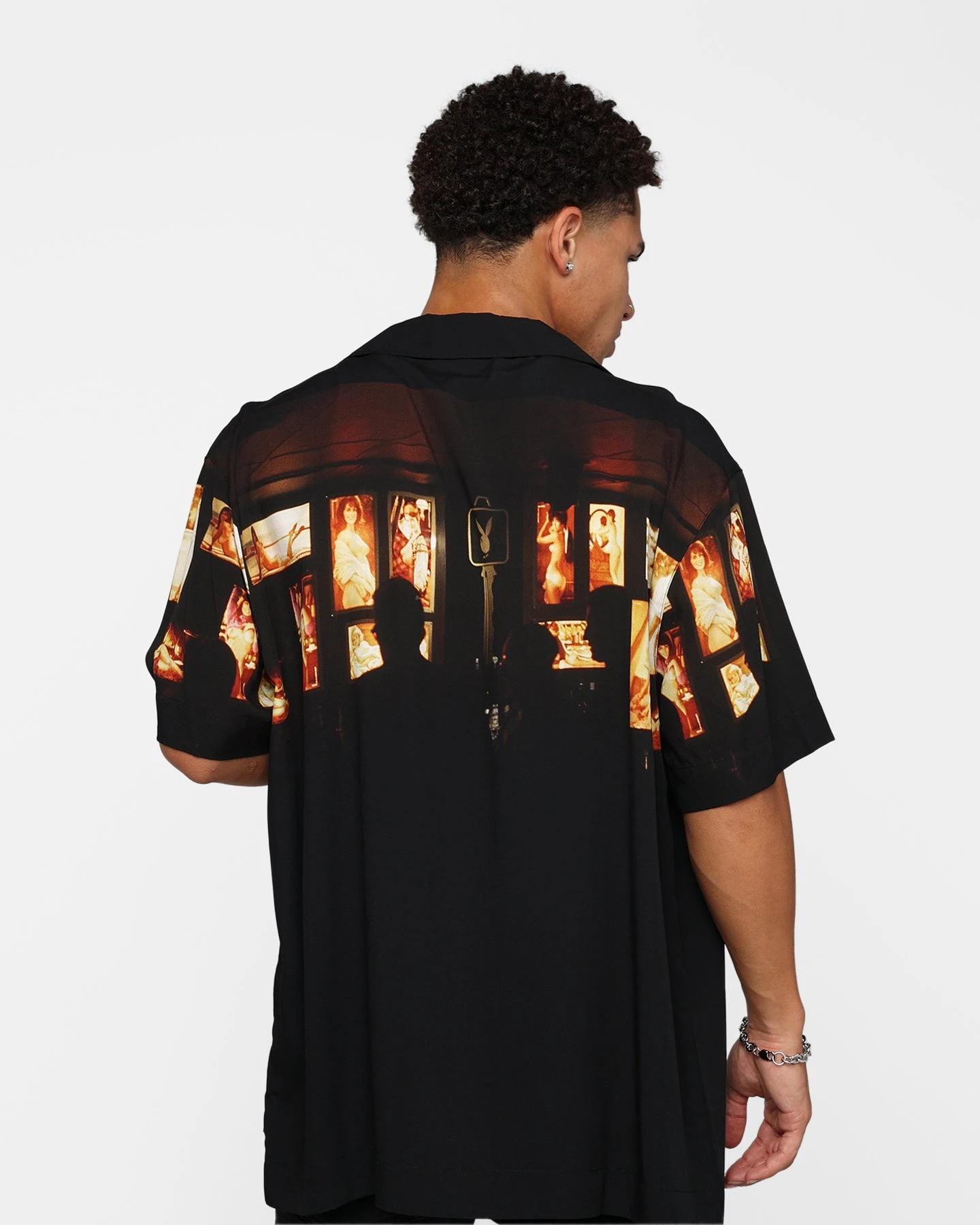 Playboy X Culture Kings Key Party Shirt Black/Multi 3 Playboy X Culture Kings Key Party Shirt Black/Multi
