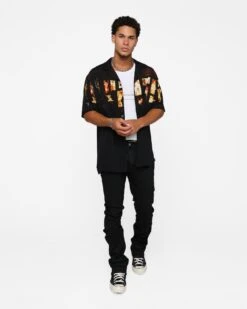 Playboy X Culture Kings Key Party Shirt Black/Multi 12 Playboy X Culture Kings Key Party Shirt Black/Multi -Champioe Style 02044683 YB453 mens 0030