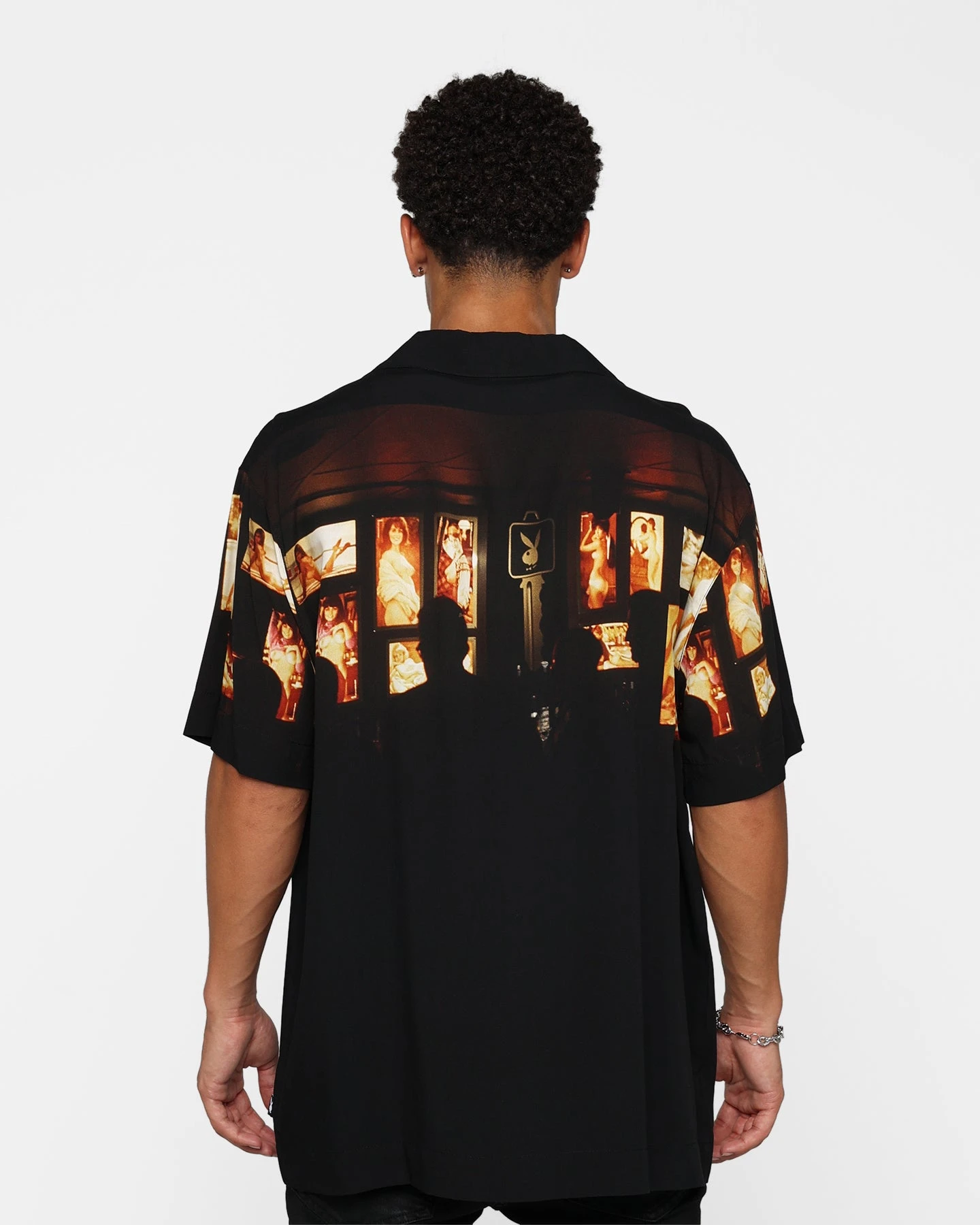Playboy X Culture Kings Key Party Shirt Black/Multi 7 Playboy X Culture Kings Key Party Shirt Black/Multi - Image 5